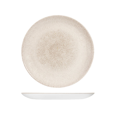 9976126-AG Churchill Studio Prints Raku Agate Grey Dinnerware Collection Raku Agate Grey Round Coupe Plate 260mm