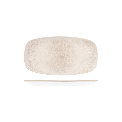 9976575-AG Churchill Studio Prints Raku Agate Grey Dinnerware Collection Raku Agate Grey Oblong Chef's Plate 355x189mm