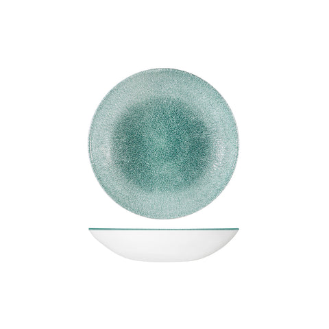 9976618-J Churchill Studio Prints Raku Jade Green Dinnerware Collection Raku Jade Green Round Coupe Bowl 182mm/426ml