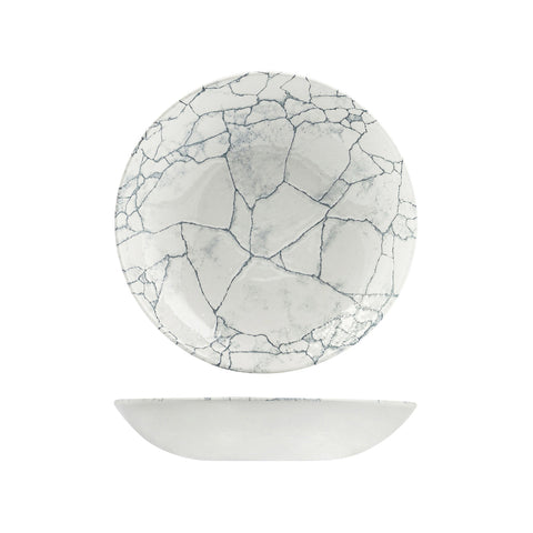 9976625-GK Churchill Studio Prints Kintsugi Pearl Grey Dinnerware Collection Kintsugi Pearl Grey Round Coupe Bowl 248mm/1136ml