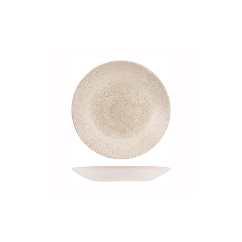 9976822-AG Churchill Studio Prints Raku Agate Grey Dinnerware Collection Raku Agate Grey Round Deep Coupe Plate 225mm