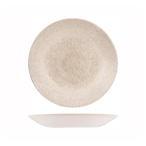 9976825-AG Churchill Studio Prints Raku Agate Grey Dinnerware Collection Raku Agate Grey Round Deep Coupe Plate 255mm