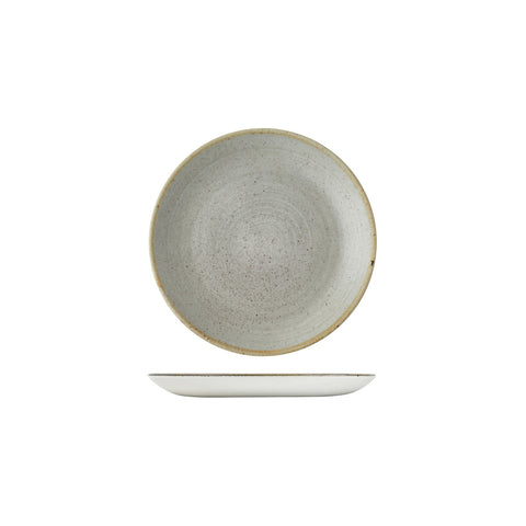 9977116-GY Churchill Stonecast Raw Grey Dinnerware Collection Round Coupe Plate 165mm