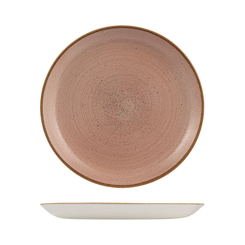 9977129-TC Churchill Stonecast Raw Terracotta Dinnerware Collection Round Coupe Plate 288mm