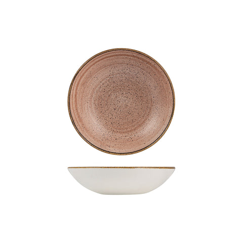 9977218-TC Churchill Stonecast Raw Terracotta Dinnerware Collection Round Coupe Bowl 182mm/426ml