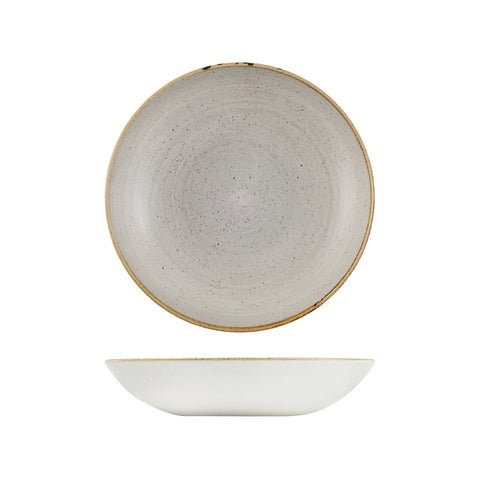 9977225-GY Churchill Stonecast Raw Grey Dinnerware Collection Round Coupe Bowl 248mm/1136ml