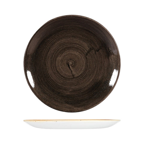 9978129-IB Churchill Stonecast Patina Iron Black Dinnerware Collection Round Coupe Plate 288mm