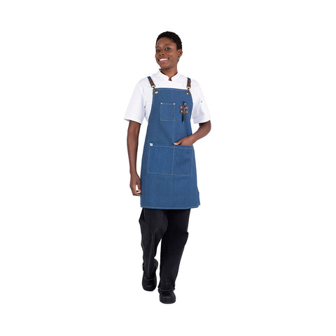 AC-TOMY01 Tomy Bib Aprons Tomy Bib Apron - Blue