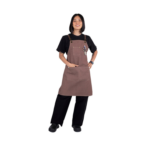 AC-TOMY05 Tomy Bib Aprons Tomy Bib Apron - Cinnamon