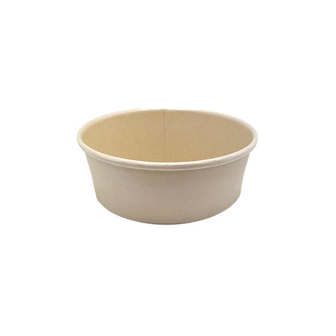 BPB1100-PLA Bamboo Pulp Round Bowl 184mm Bamboo Pulp Round Bowl PLA Lining 184x60mm / 1100ml