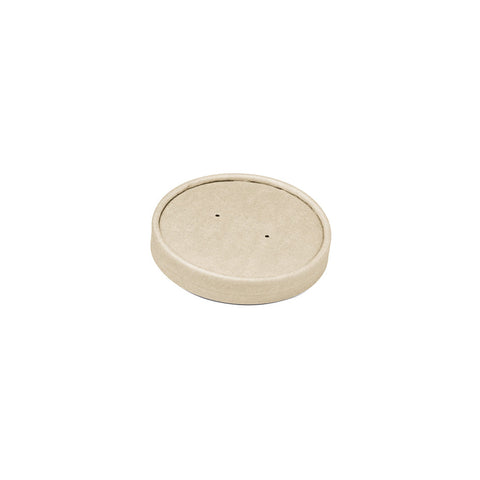BPLID81216 Bamboo Pulp Round Bowl 96mm PP Lid to suit Bamboo Bowl 96mm