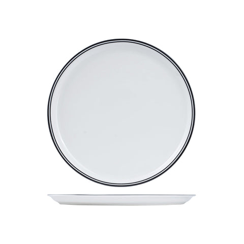 BPP32-BK RAK Porcelain Nano Cru Black Dinnerware Collection Nano Cru Black Nano Cru Black Pizza Plate 310mm