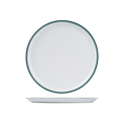BPP32-G RAK Porcelain Nano Cru Green Dinnerware Collection Nano Cru Green Nano Cru Black Pizza Plate 310mm