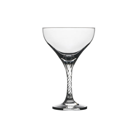 CC744616 Pasabahce Twist Glassware Champagne Saucer 105x160mm / 280ml