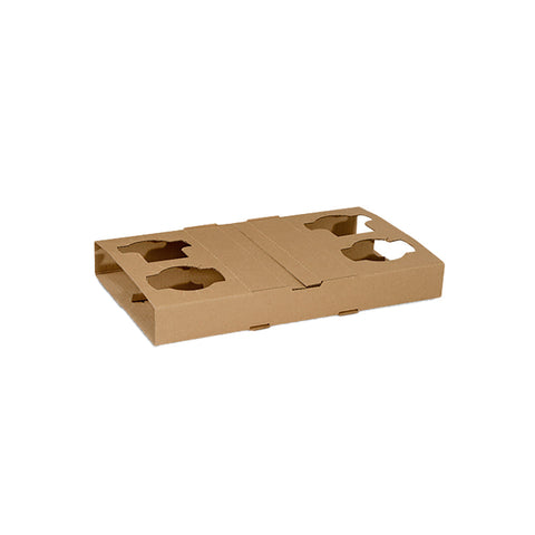 CUPH Cup Holders Holder 4 Cup Cardboard Holder