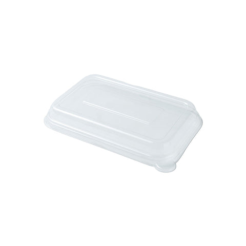 EGP24/32LID Sugarcane Container & Lids PET Lid to Suit Container / Multipurpose Tray 222x146x25mm (600/Ctn)