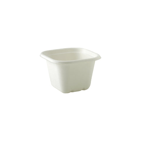 EGPSQ630 Sugarcane Square Containers Sugarcane Square Container 130x130x90mm / 630ml (600/Ctn)
