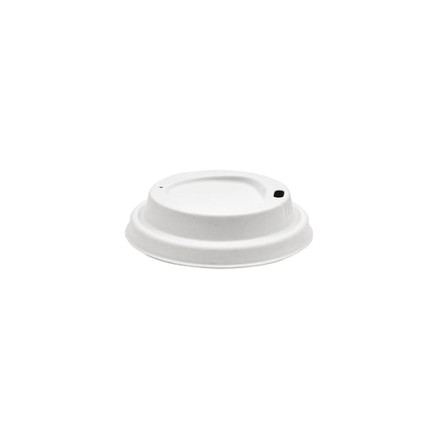 FLIDEGP-90 Coffee Cups Double Wall Art Series Flat Lid with Hole Sugarcane 90mm