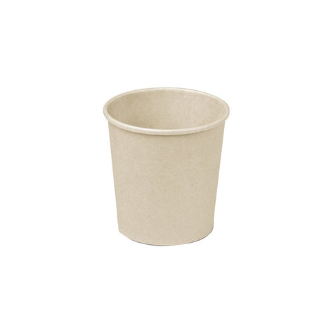 KPB16OZ-115-PLA Bamboo Pulp Round Bowl 115mm Bamboo Pulp Round Bowl PLA Lining 115x82mm / 16oz