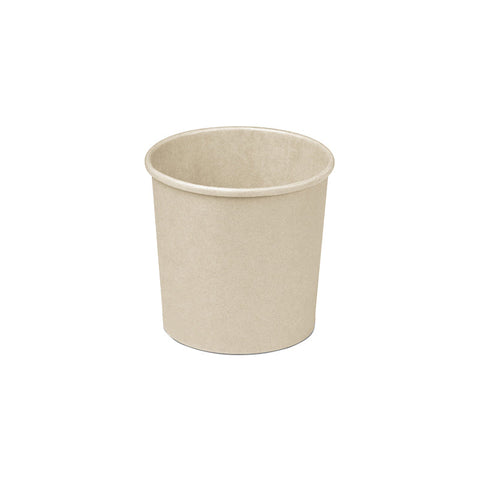 KPB20OZ-115-PLA Bamboo Pulp Round Bowl 115mm Bamboo Pulp Round Bowl PLA Lining 115x100mm / 20oz