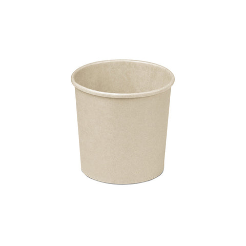 KPB24OZ-115-PLA Bamboo Pulp Round Bowl 115mm Bamboo Pulp Round Bowl PLA Lining 115x116mm / 24oz