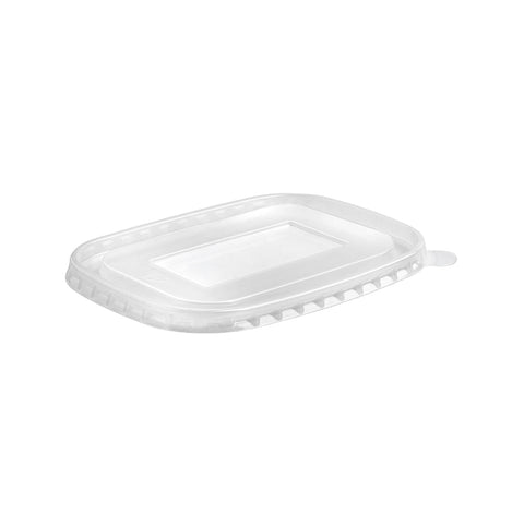 KRDC-PPLD Kraft Rectangular Deli Containers & Lids Kraft Rectangular PP Lid 173x120mm