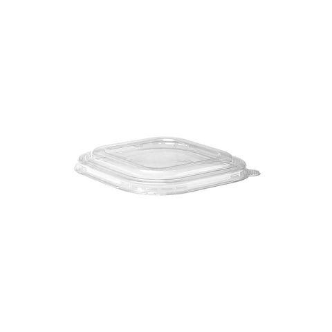 KRDC-SQ130PETLID Kraft Rectangular Deli Containers & Lids Kraft Rectangular PET Lid to suit 500-600ml