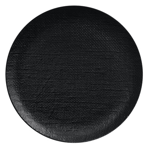 Luzerne Linen Black Dinnerware Collection