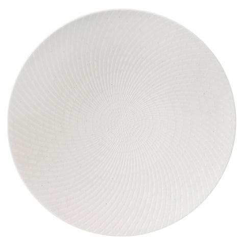 Luzerne Zen White Swirl Dinnerware Collection
