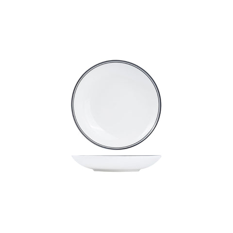 NDP23-BK RAK Porcelain Nano Cru Black Dinnerware Collection Nano Cru Black Nano Cru Black Round Bowl 230mm/800ml