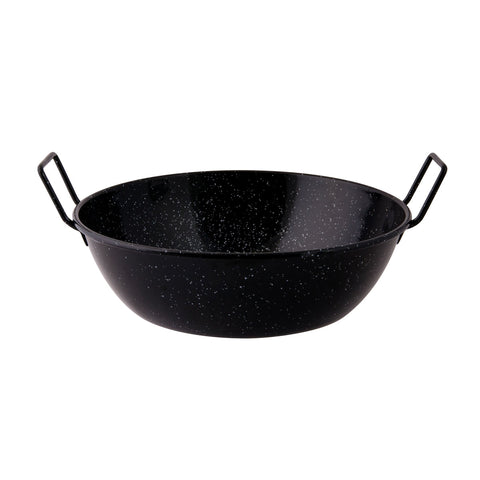 P997-040 Pujadas Deep Pans Deep Pan - Enamelled Steel 400mm / 9.4Lt