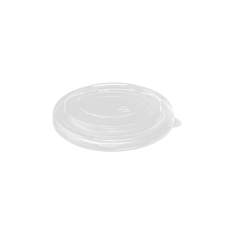PETLID184 Bamboo Pulp Round Bowl 184mm PET Lid to suit Bamboo Bowl 184mm