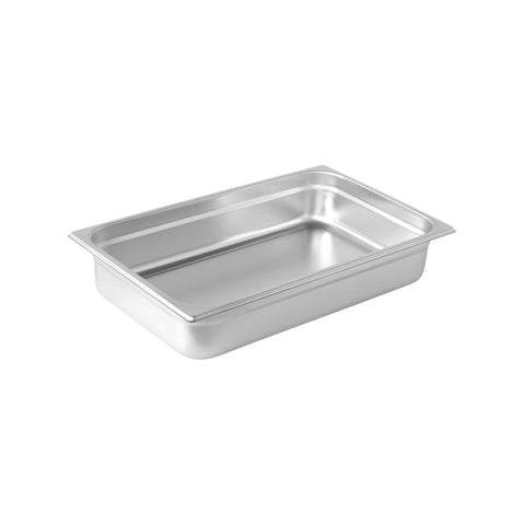 Pujadas PG110401 Premium Stainless Steel Gastronorm Pans & Covers 1/1 Size Stainless Steel Pan 530x325x40mm / 5.1Lt CH May Catering Supplies