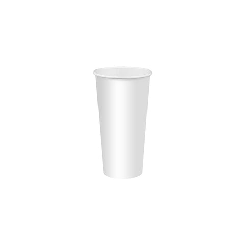 PLACC16S Cold Cups Single Wall PLA Coated with Lids Cold Cup Single Wall Double PLA Coated 16oz