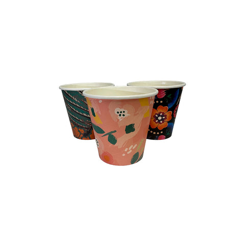 PLACF8D-ART Coffee Cups Double Wall Art Series Coffee Cup Double Wall PLA Coated Art Series 8oz
