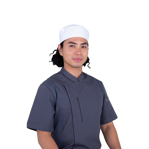 Chef Hat Box Style White