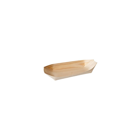 PWBOVAL-1 Pine Wood Oval Boat Pine Wood Oval Boat 80x50mm (10000/Ctn)