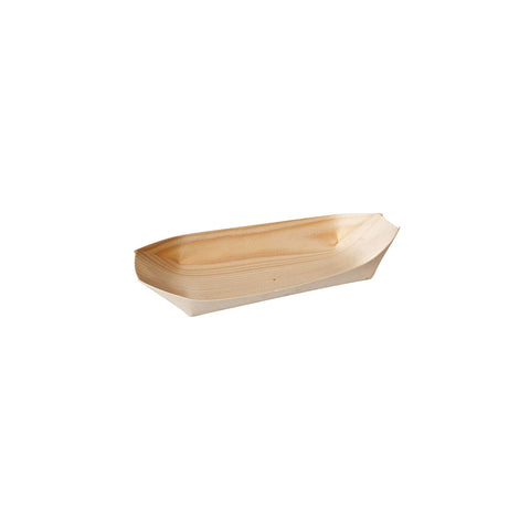 PWBOVAL-4 Pine Wood Oval Boat Pine Wood Oval Boat 190x110mm (2000/Ctn)