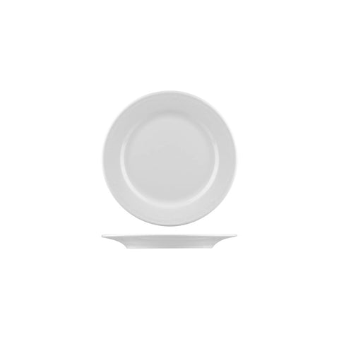 R3230 Australian Fine China Renaissance Dinnerware Collection Renaissance Round Plate - Wide Rim 230mm