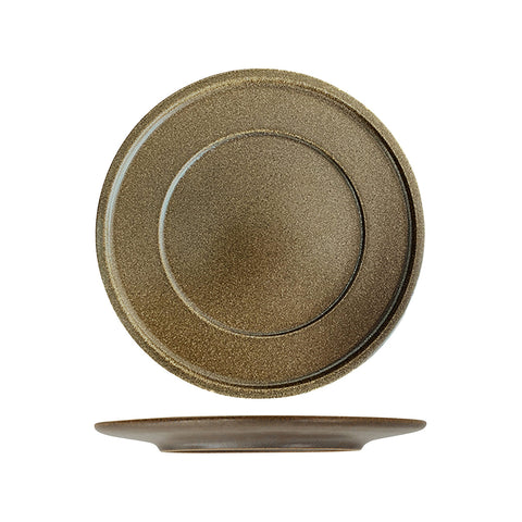 R50-1028-RU RAK Porcelain Rakstone East Rust Dinnerware Collection Rakstone East Rust Flat Plate 280mm