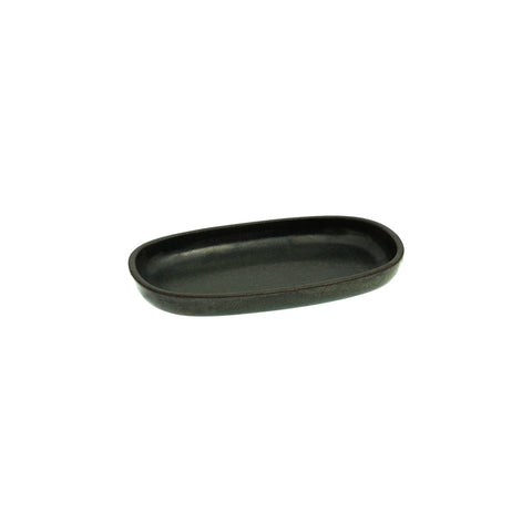 R50-2009-CA RAK Porcelain Rakstone Ease Caldera Dinnerware Collection Rakstone Ease Caldera Deep Oval Plate 150x230x25mm