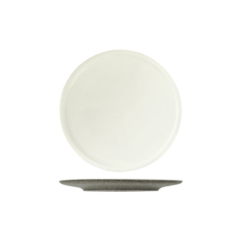 R50-2021-DU RAK Porcelain Rakstone Ease Dual Dinnerware Collection Rakstone Ease Dual Flat Coupe Plate 210mm