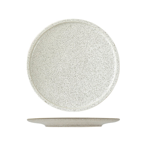 R50-2028-CL RAK Porcelain Rakstone Ease Clay Dinnerware Collection Rakstone Ease Clay Flat Coupe Plate 280mm