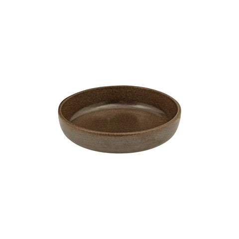 R50-3120-RU RAK Porcelain Rakstone East Rust Dinnerware Collection Rakstone East Rust Deep Round Plate 200mm