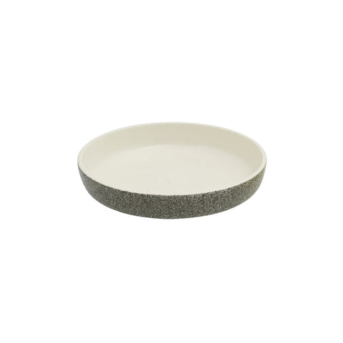 R50-3124-DU RAK Porcelain Rakstone Ease Dual Dinnerware Collection Rakstone Ease Dual Deep Round Plate 240mm