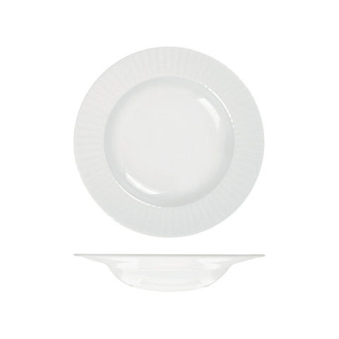 RMRDP26 RAK Porcelain Metropolis Dinnerware Collection Metropolis Round Bowl - Wide Rim 260mm/770ml