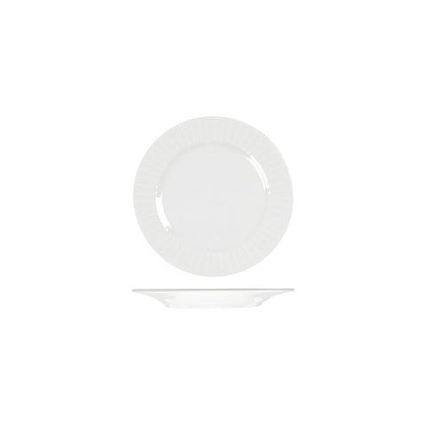 RMRP17 RAK Porcelain Metropolis Dinnerware Collection Metropolis Round Plate - Wide Rim 170mm