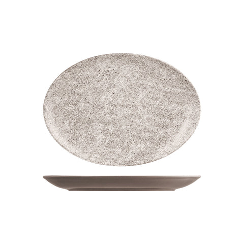RO4320 RAK Porcelain Opulenz Dinnerware Collection Opulenz Oval Coupe Plate 230x320mm