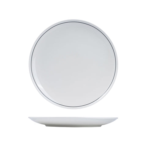 RPPR31-BK RAK Porcelain Princeton Black Dinnerware Collection Princeton Black Round Coupe Plate 310mm