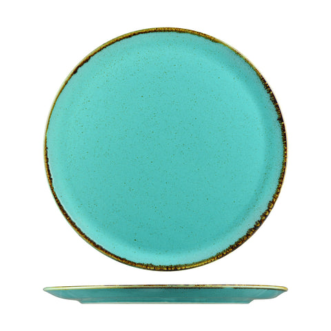 S162932SS Porcelite Seasons Sea Spray Dinnerware Collection Round Pizza Plate 320mm